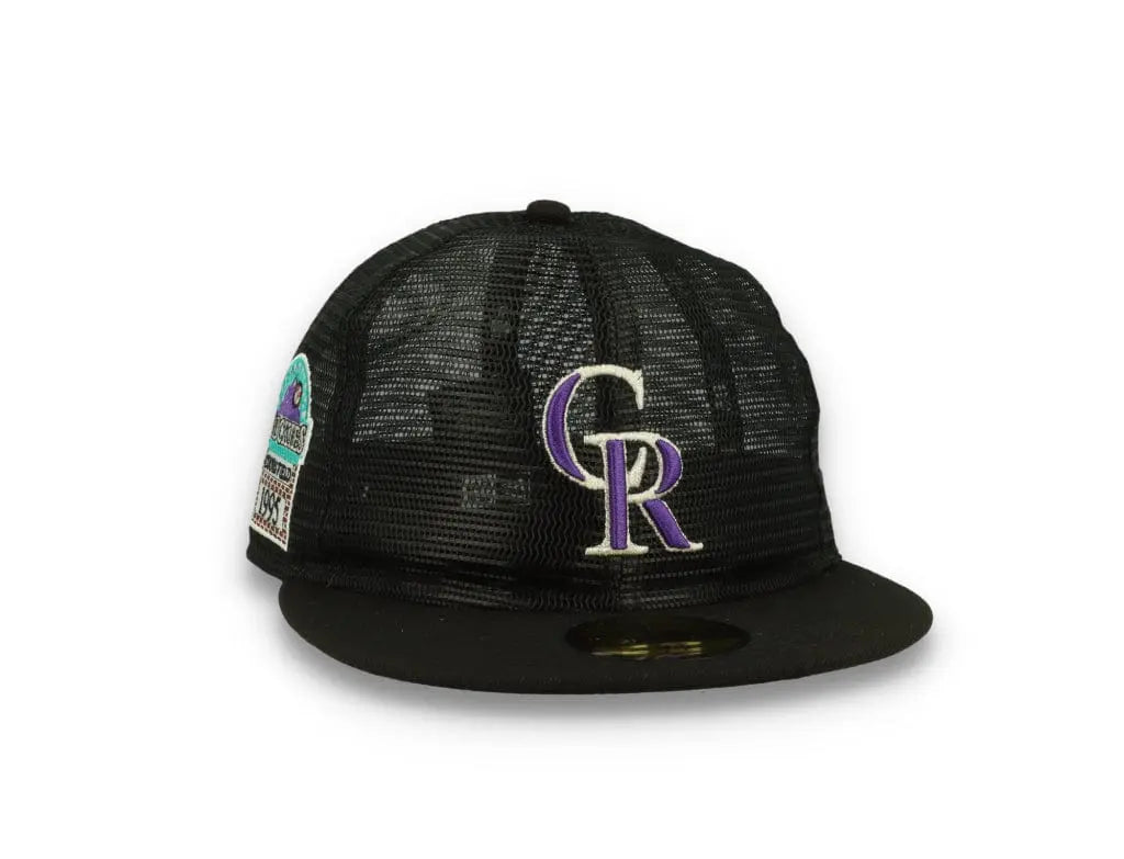 59FIFTY MLB Mesh Patch Colorado Rockies Black - LOKK