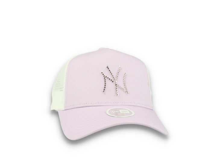 MLB Rhinestone Trucker New York Yankees  Purple - LOKK