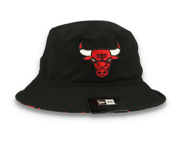 Bucket Hat Print Infill Chicago Bulls  Black - LOKK