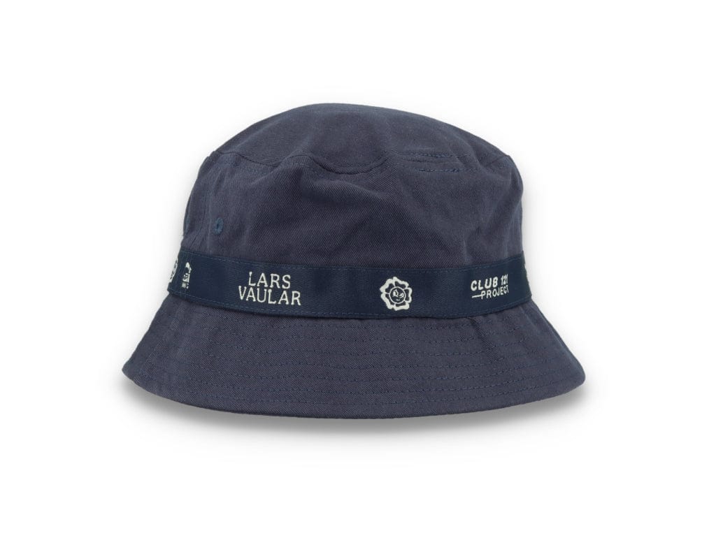 Lars Vaular x 121 Bucket Hat Washed Navy - LOKK