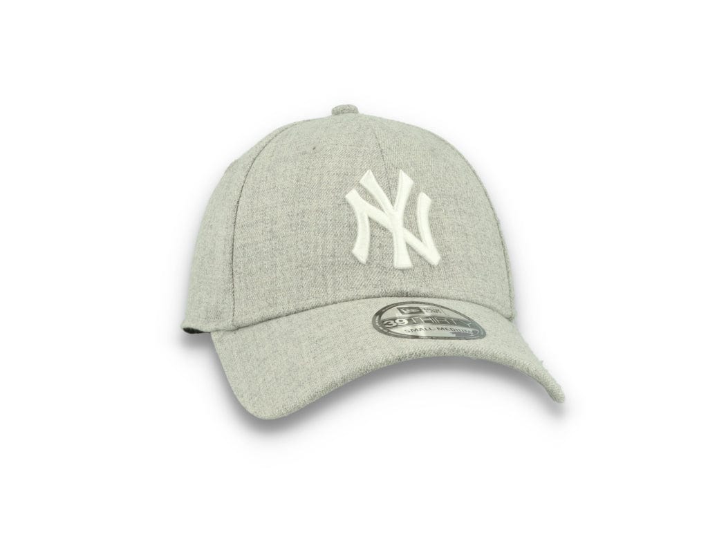 39THIRTY New York Yankees Wool Heather Grey/white - LOKK