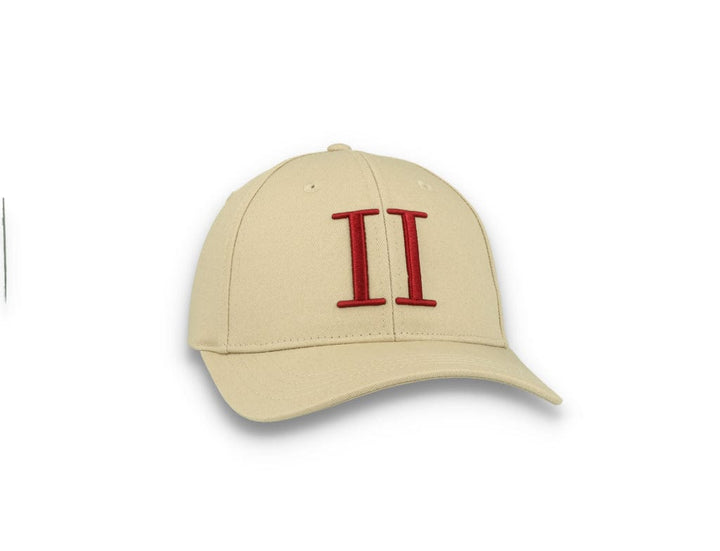 Encore Organic Baseball Cap Dark Sand/Burnt Red - LOKK