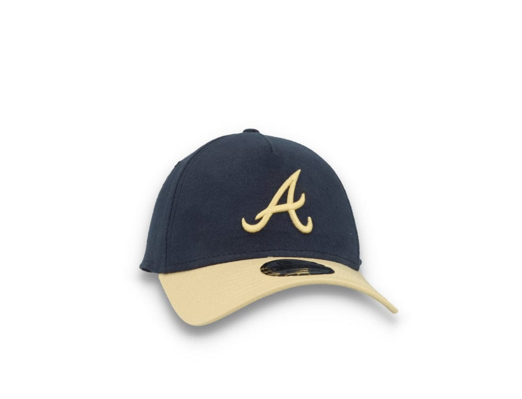 9FORTY A-Frame Moleskin Crown Atlanta Braves Sox Navy