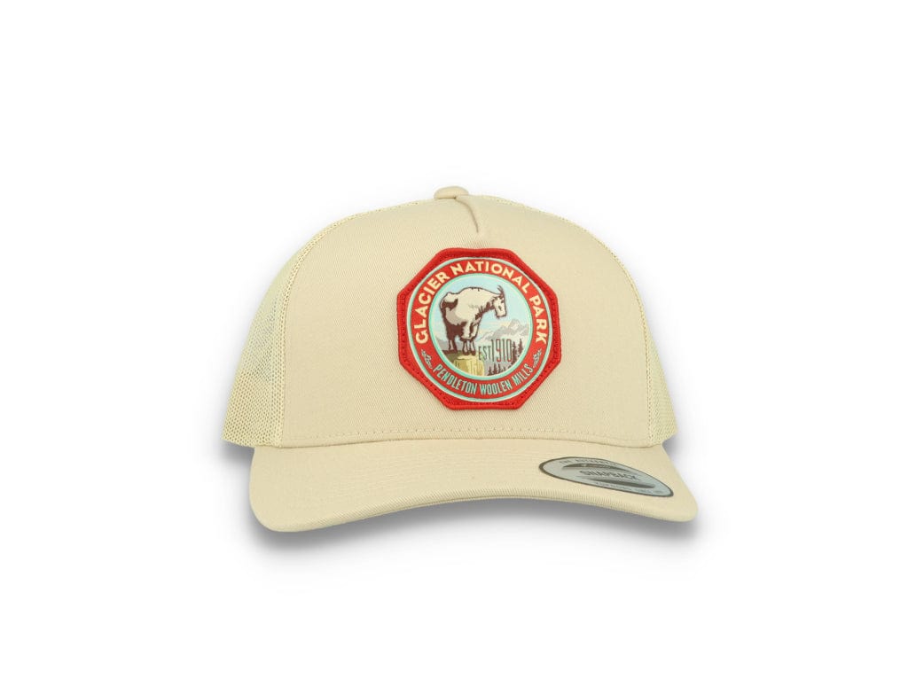 Glacier National Park Patch Trucker Natural - LOKK