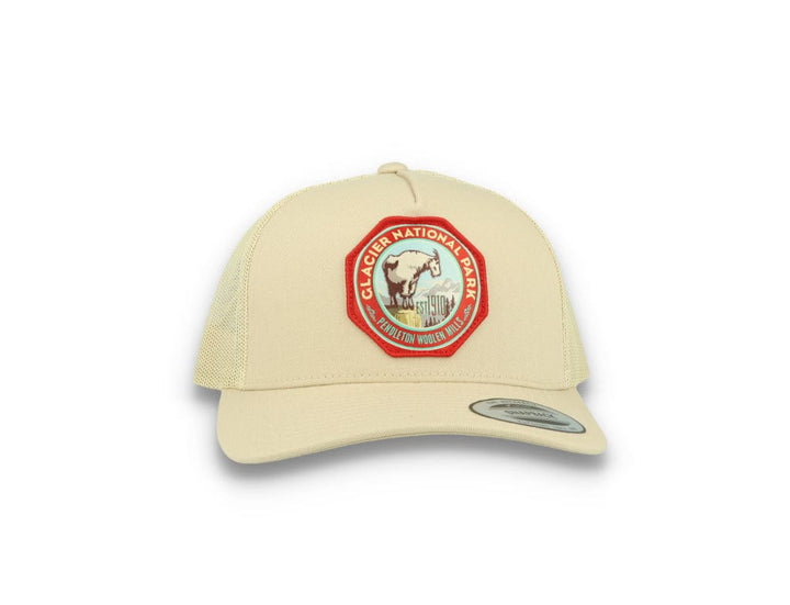 Glacier National Park Patch Trucker Natural - LOKK