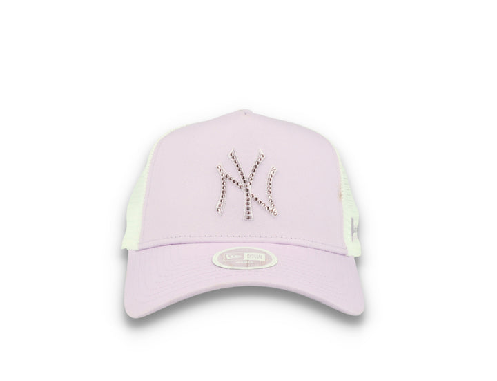 MLB Rhinestone Trucker New York Yankees  Purple - LOKK