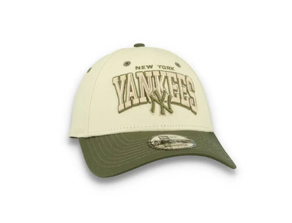 9FORTY White Crown New York Yankees Ivory/Olive - LOKK