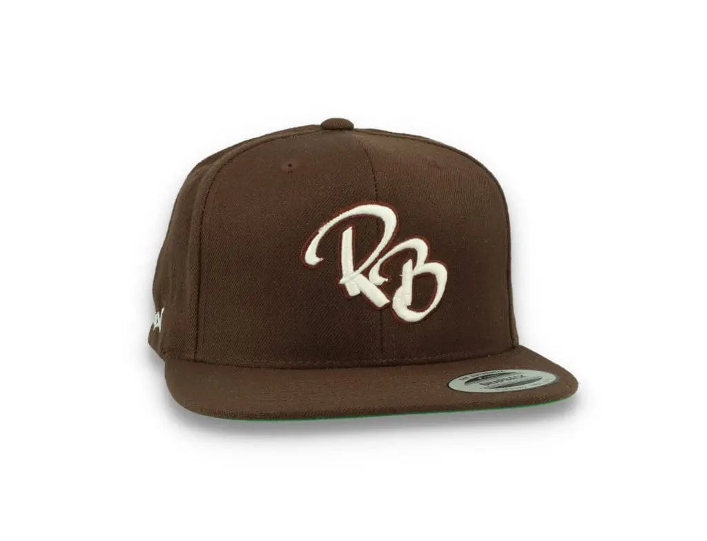 LOKK X RADIO BORGEN Snapback Brown/White - LOKK