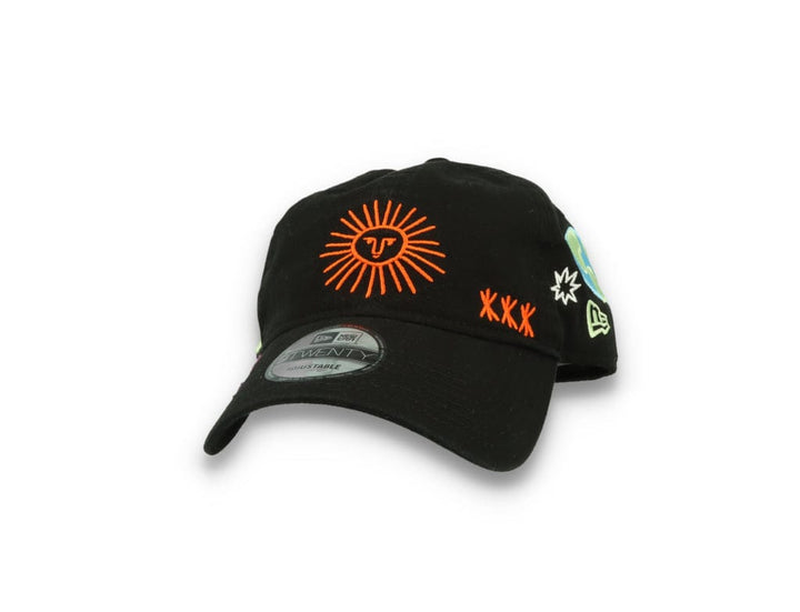 9TWENTY Washed Graphic New Era Black - LOKK