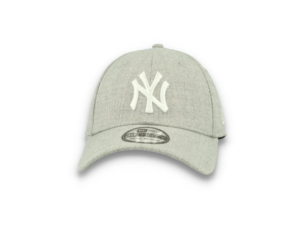 39THIRTY New York Yankees Wool Heather Grey/white - LOKK