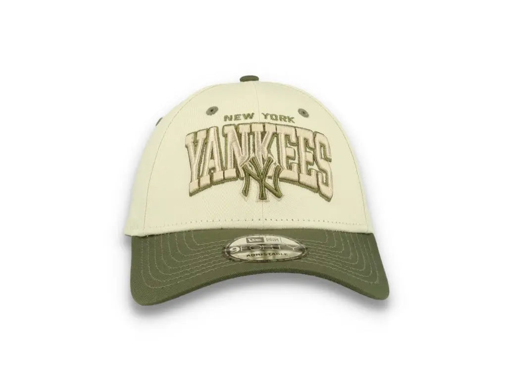9FORTY White Crown New York Yankees Ivory/Olive - LOKK