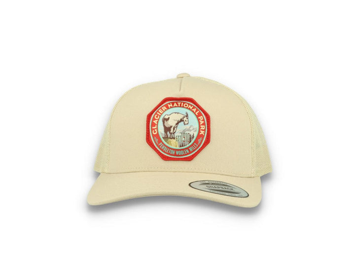 Glacier National Park Patch Trucker Natural - LOKK