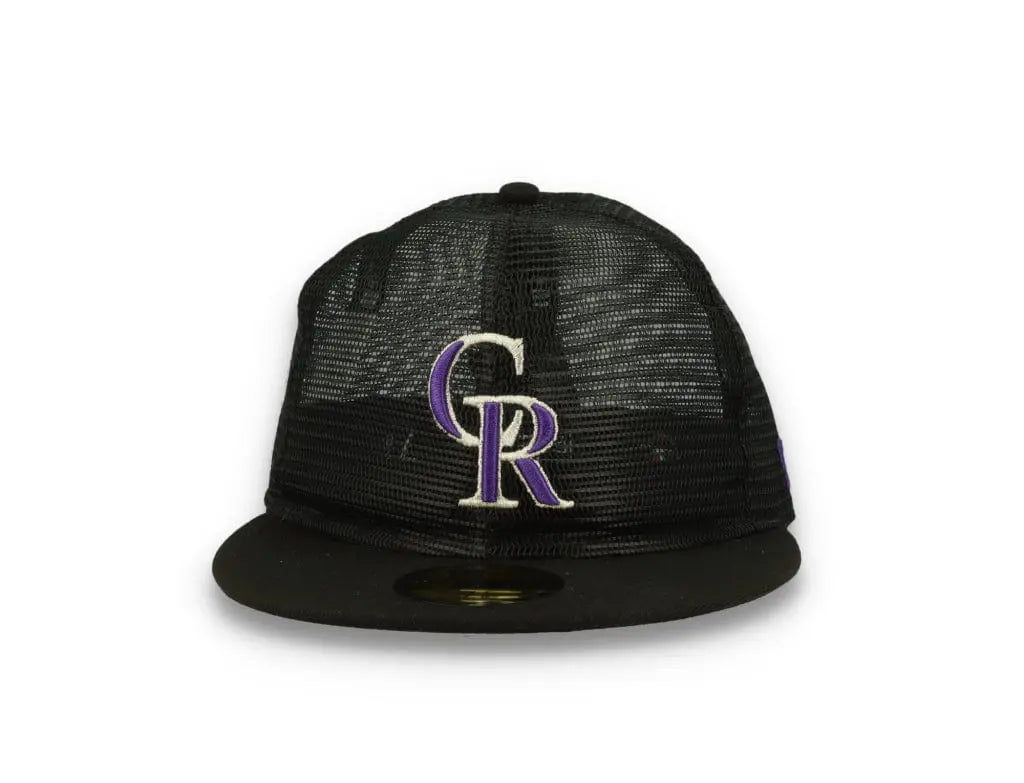 59FIFTY MLB Mesh Patch Colorado Rockies Black - LOKK