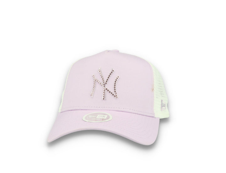 MLB Rhinestone Trucker New York Yankees  Purple - LOKK