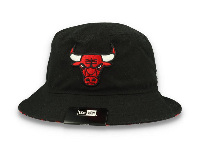 Bucket Hat Print Infill Chicago Bulls  Black - LOKK