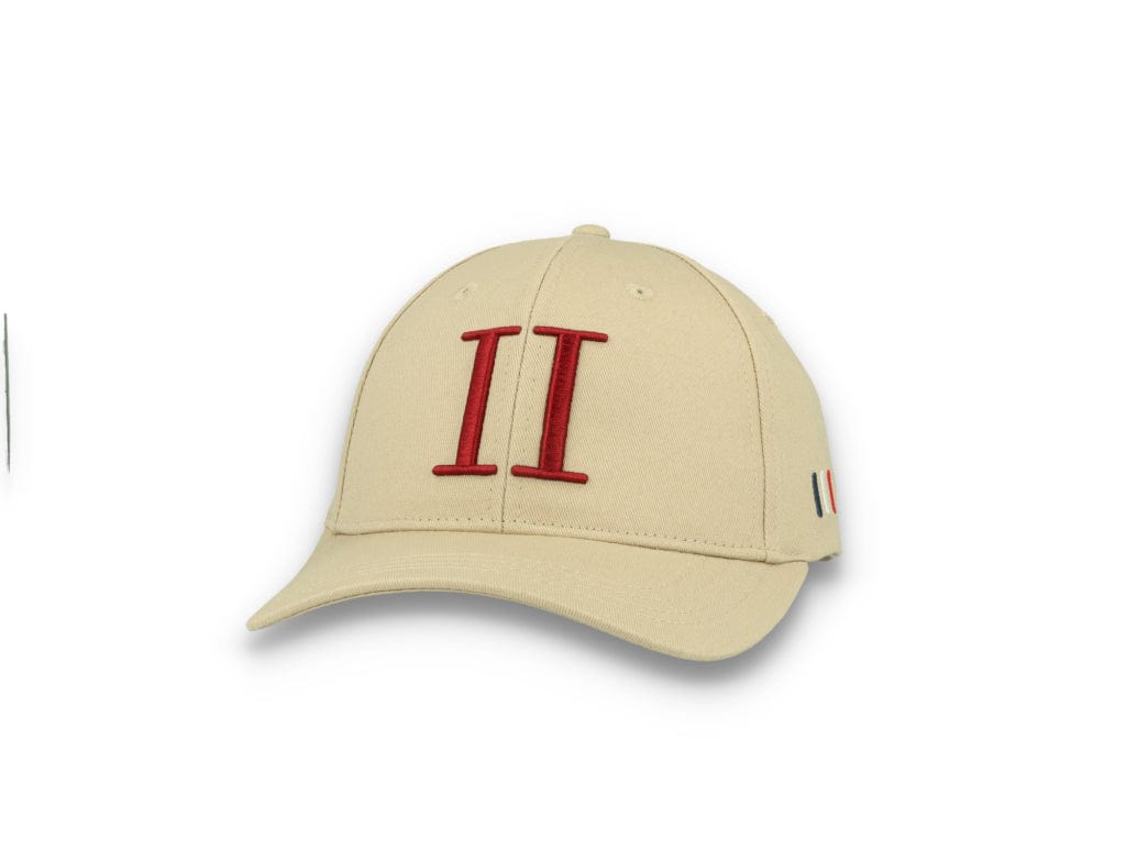 Encore Organic Baseball Cap Dark Sand/Burnt Red - LOKK