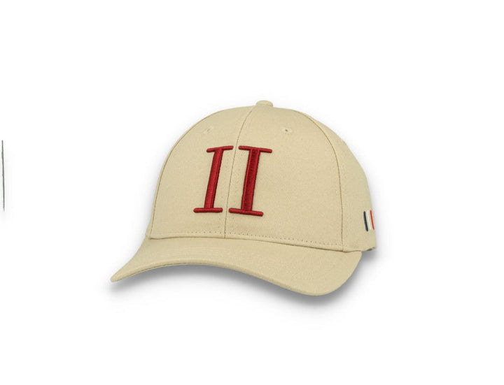 Encore Organic Baseball Cap Dark Sand/Burnt Red - LOKK