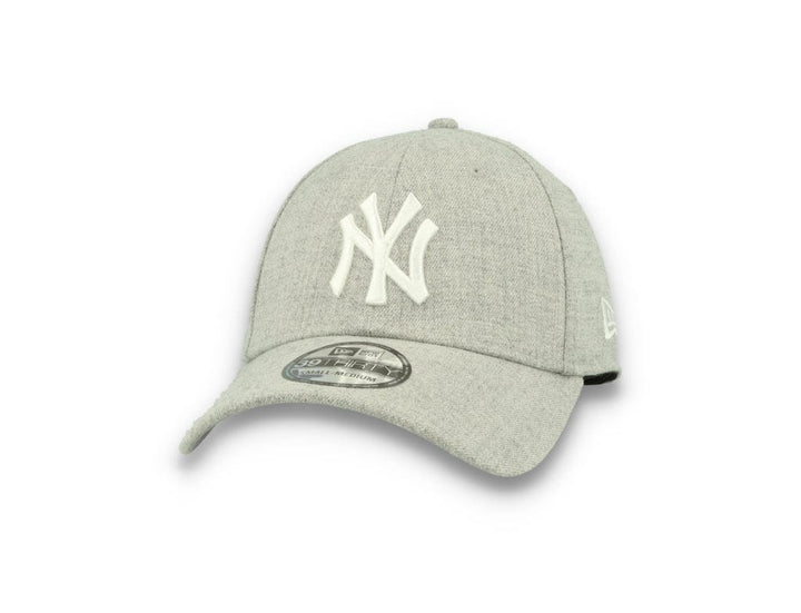 39THIRTY New York Yankees Wool Heather Grey/white - LOKK