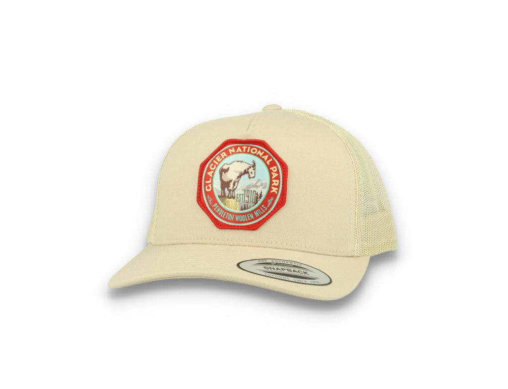 Glacier National Park Patch Trucker Natural - LOKK