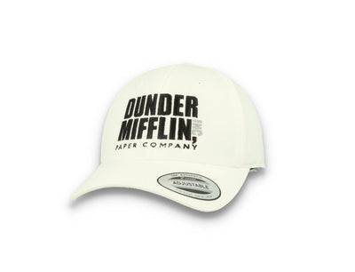 Dunder Mifflin Curved Classic Snapback Cap White/Black