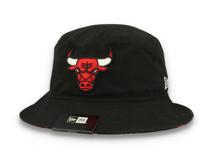 Bucket Hat Print Infill Chicago Bulls  Black - LOKK