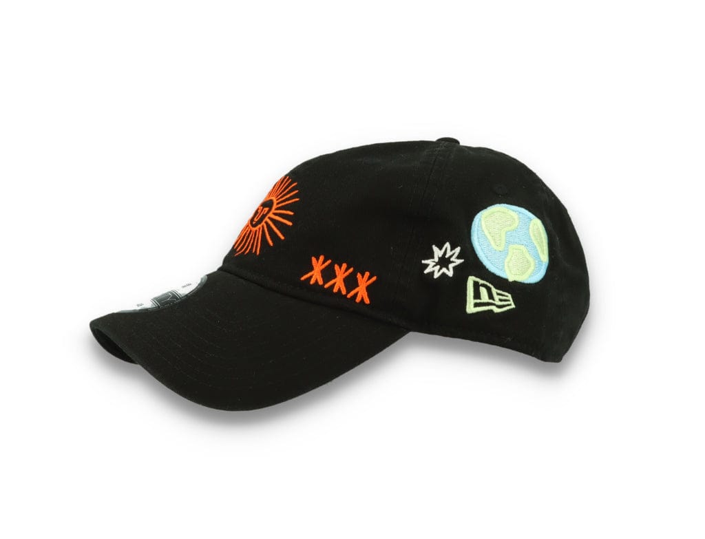 9TWENTY Washed Graphic New Era Black - LOKK