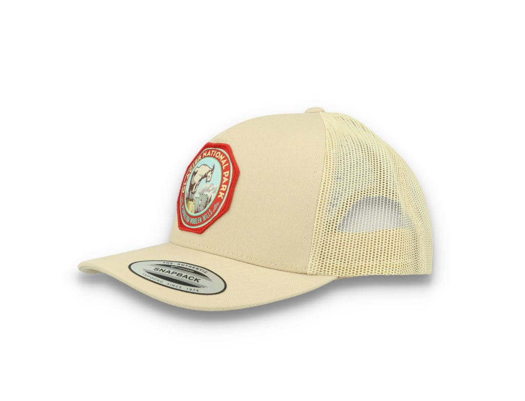 Glacier National Park Patch Trucker Natural - LOKK