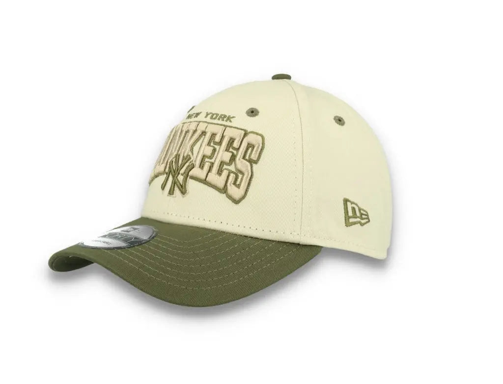 9FORTY White Crown New York Yankees Ivory/Olive - LOKK