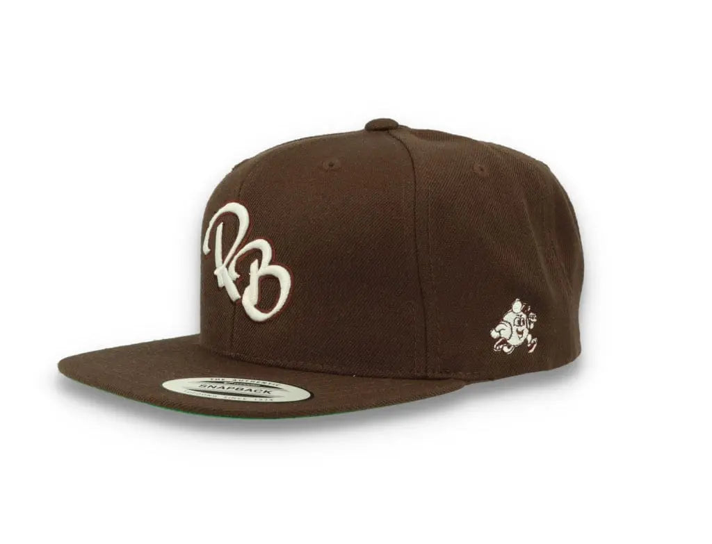 LOKK X RADIO BORGEN Snapback Brown/White - LOKK