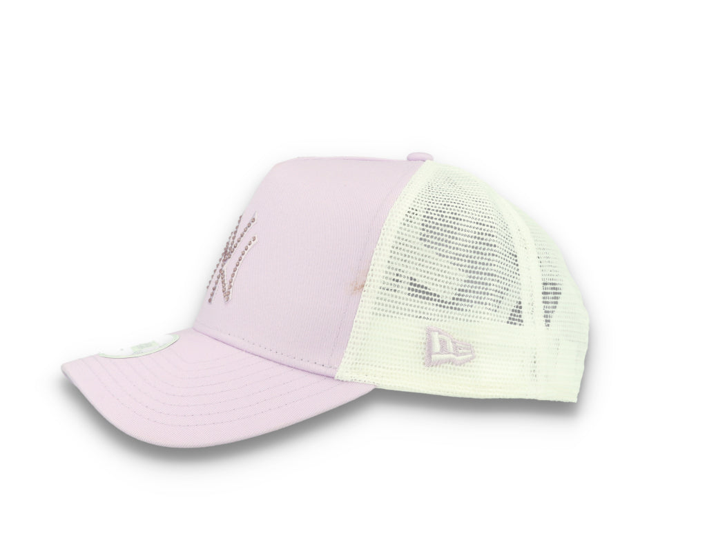 MLB Rhinestone Trucker New York Yankees  Purple - LOKK