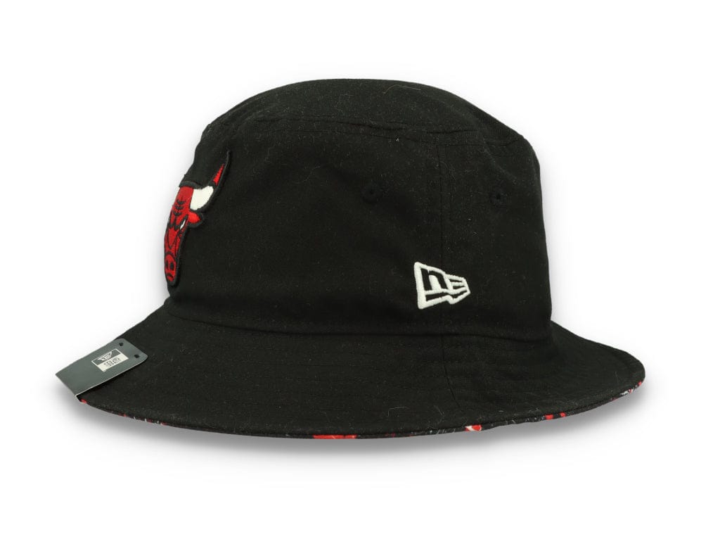 Bucket Hat Print Infill Chicago Bulls  Black - LOKK