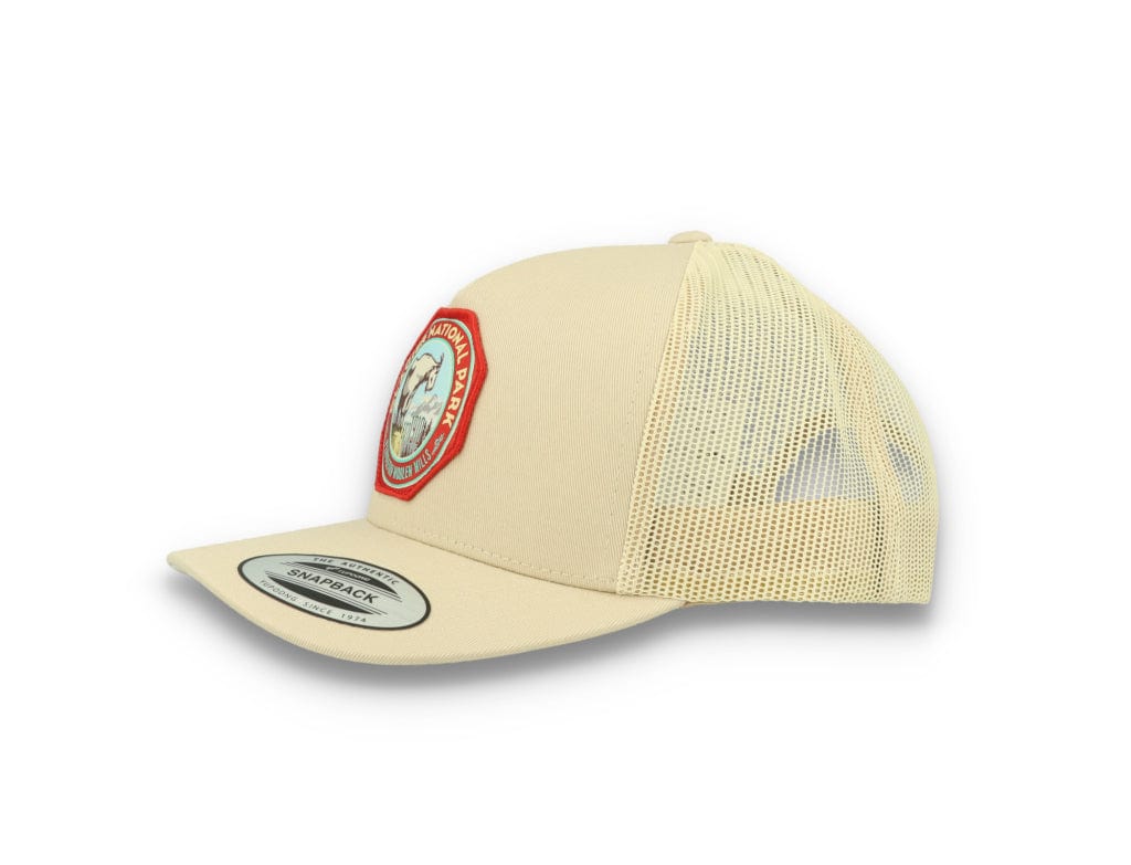 Glacier National Park Patch Trucker Natural - LOKK