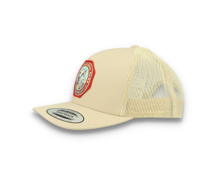 Glacier National Park Patch Trucker Natural - LOKK