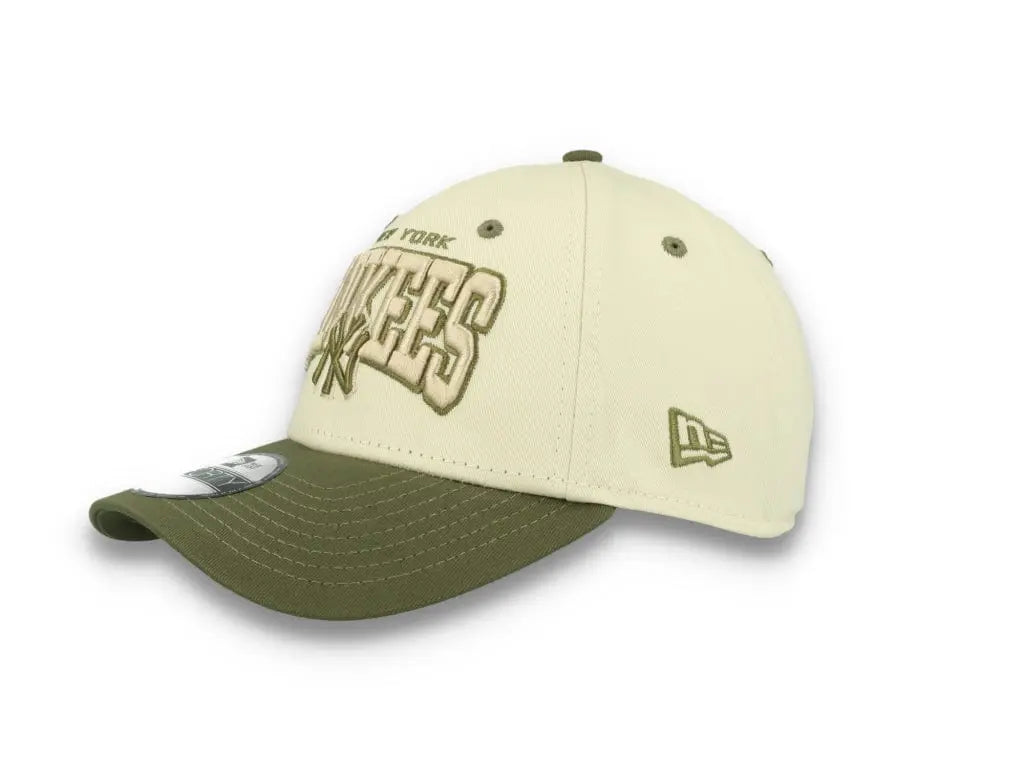 9FORTY White Crown New York Yankees Ivory/Olive - LOKK