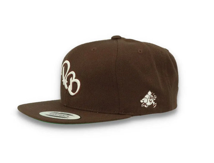 LOKK X RADIO BORGEN Snapback Brown/White - LOKK