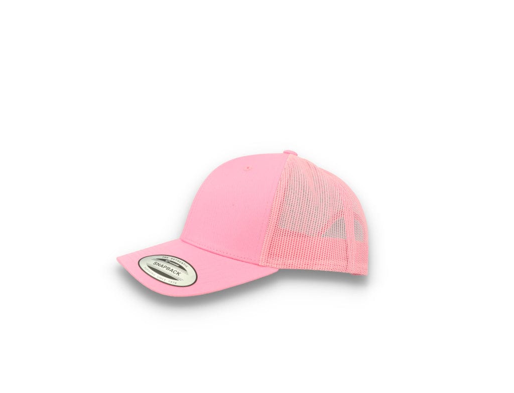 Pink Trucker Cap Retro - Yupoong 6606