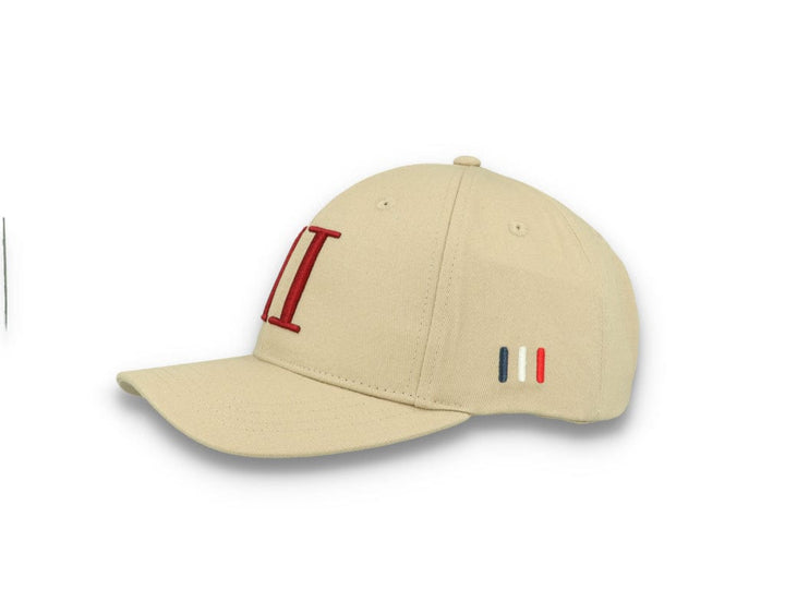 Encore Organic Baseball Cap Dark Sand/Burnt Red - LOKK