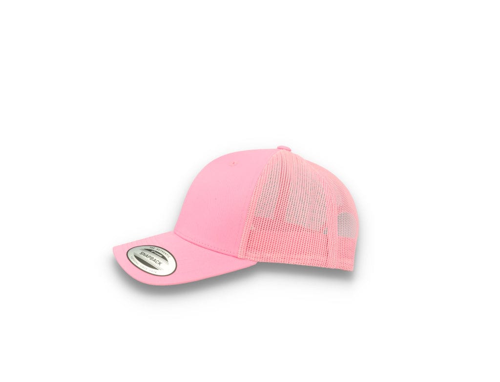 Pink Trucker Cap Retro - Yupoong 6606