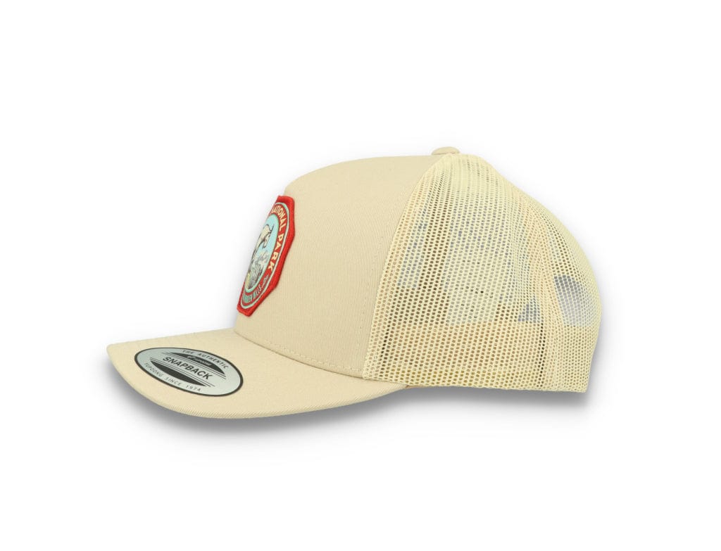 Glacier National Park Patch Trucker Natural - LOKK