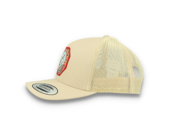 Glacier National Park Patch Trucker Natural - LOKK