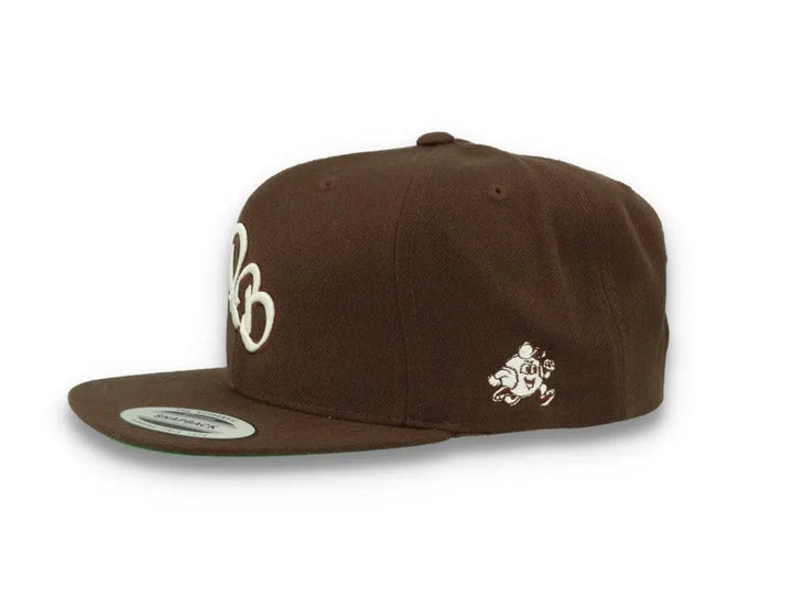 LOKK X RADIO BORGEN Snapback Brown/White - LOKK