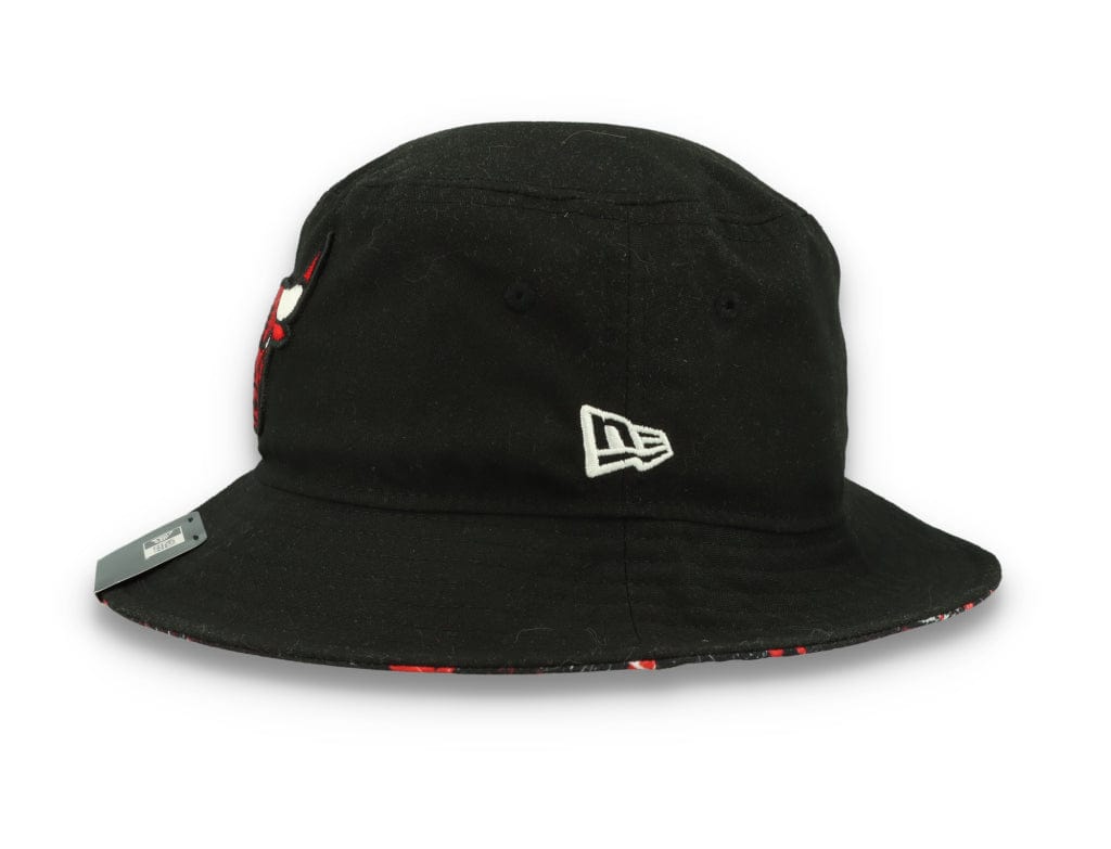 Bucket Hat Print Infill Chicago Bulls  Black - LOKK
