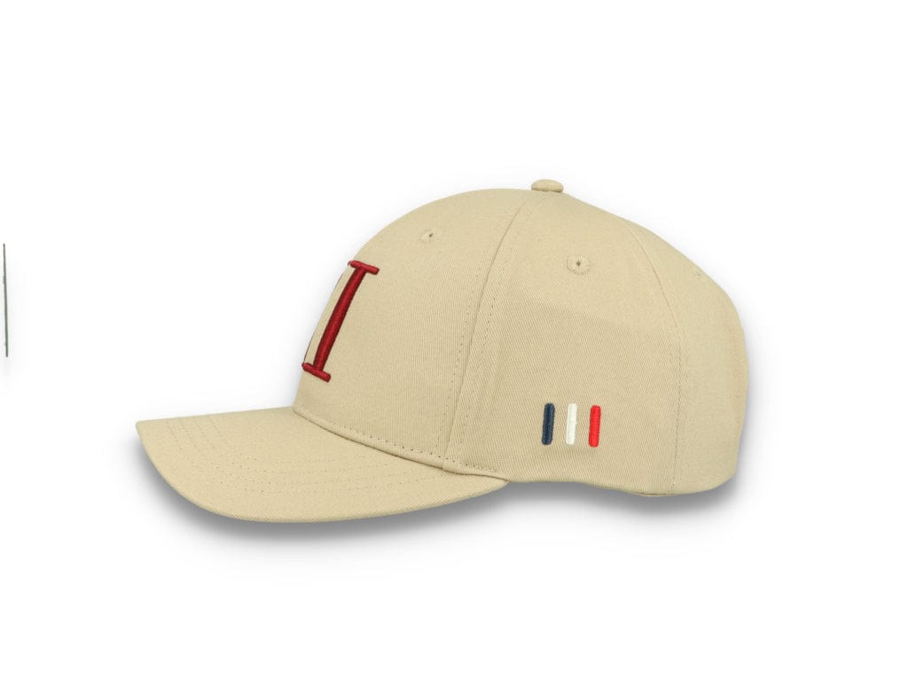 Encore Organic Baseball Cap Dark Sand/Burnt Red - LOKK