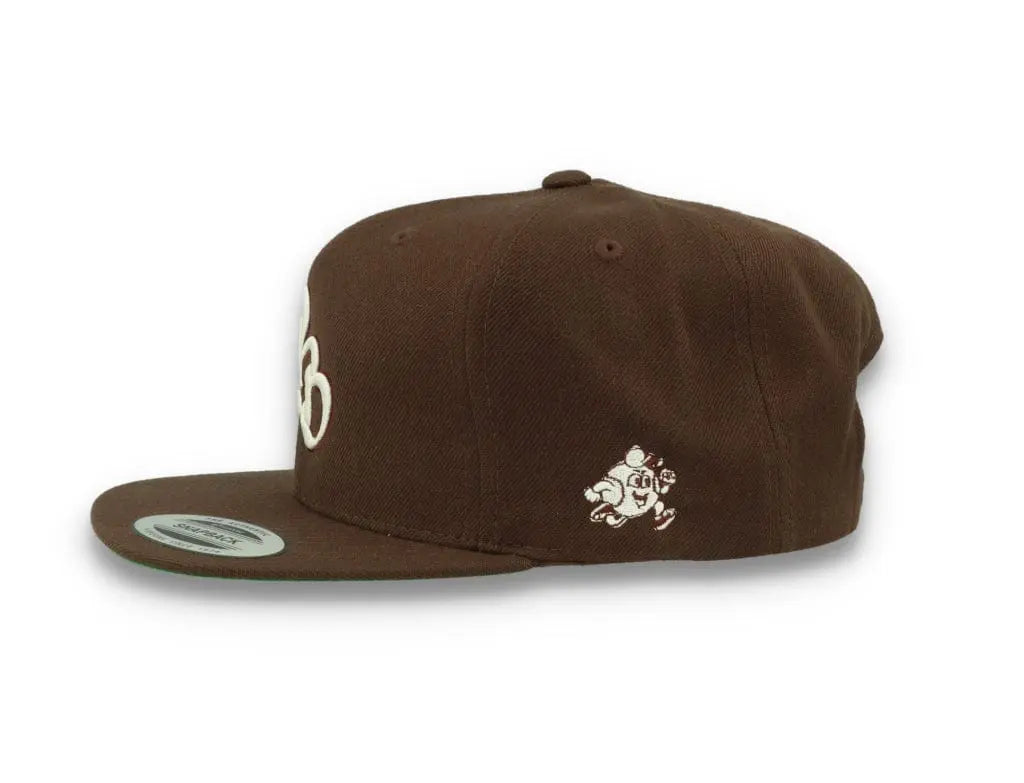 LOKK X RADIO BORGEN Snapback Brown/White - LOKK