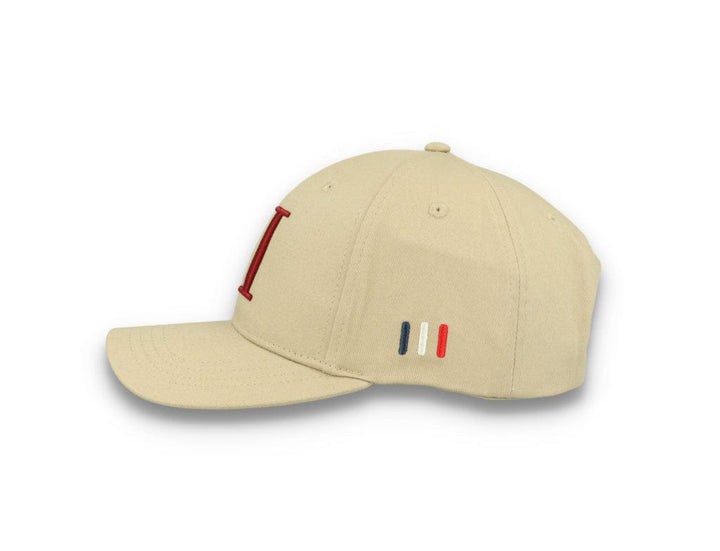 Encore Organic Baseball Cap Dark Sand/Burnt Red - LOKK