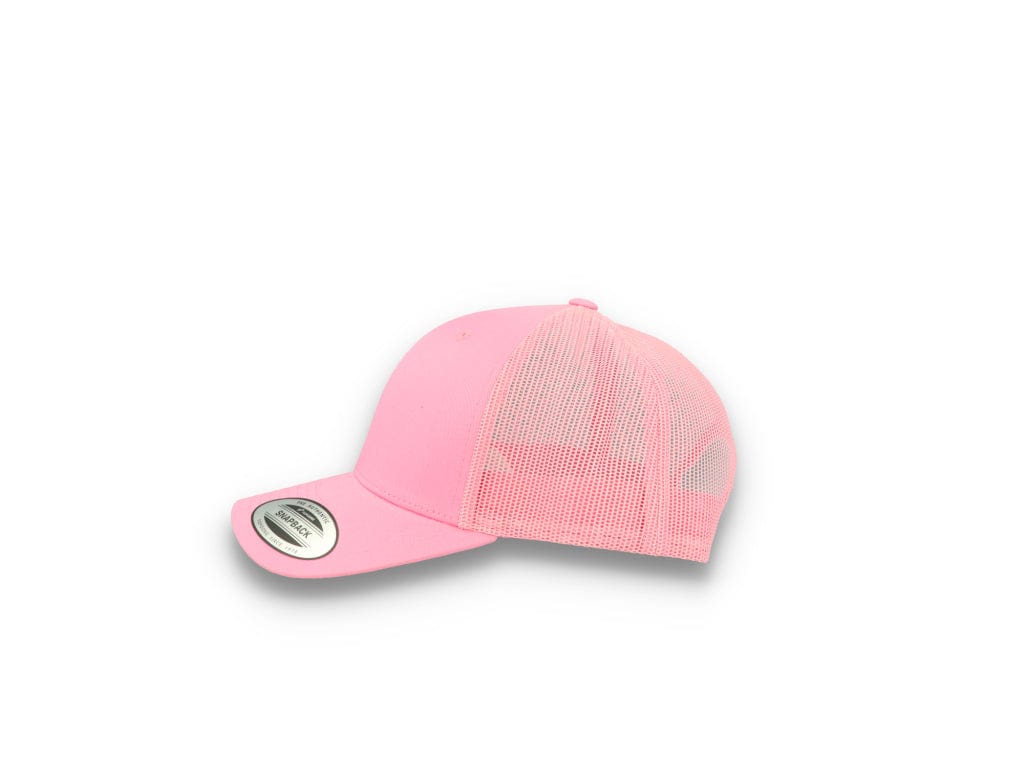 Pink Trucker Cap Retro - Yupoong 6606