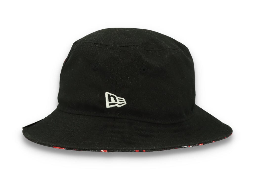 Bucket Hat Print Infill Chicago Bulls  Black - LOKK