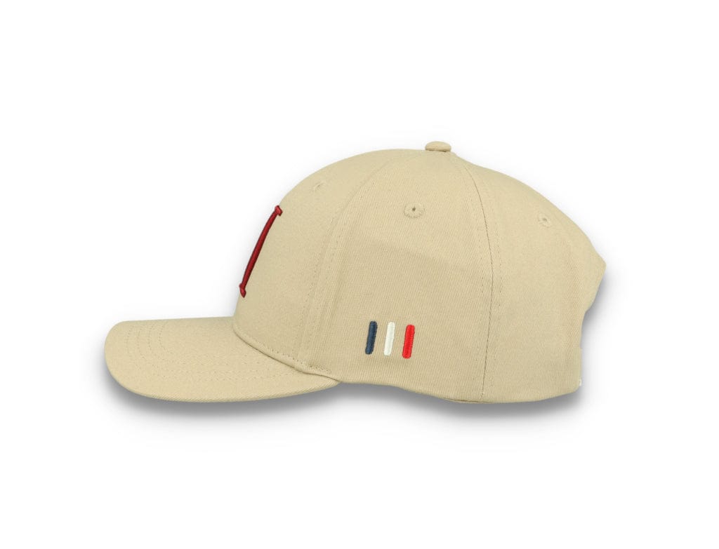 Encore Organic Baseball Cap Dark Sand/Burnt Red - LOKK