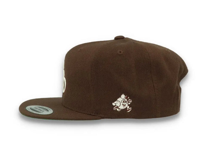 LOKK X RADIO BORGEN Snapback Brown/White - LOKK