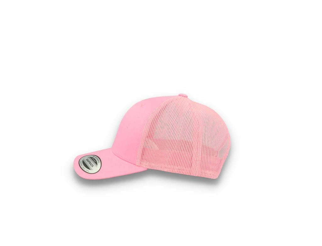 Pink Trucker Cap Retro - Yupoong 6606